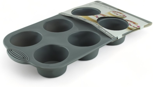 Muffinform aus Silikon 6-fach Backform - Antihaft & Langlebig