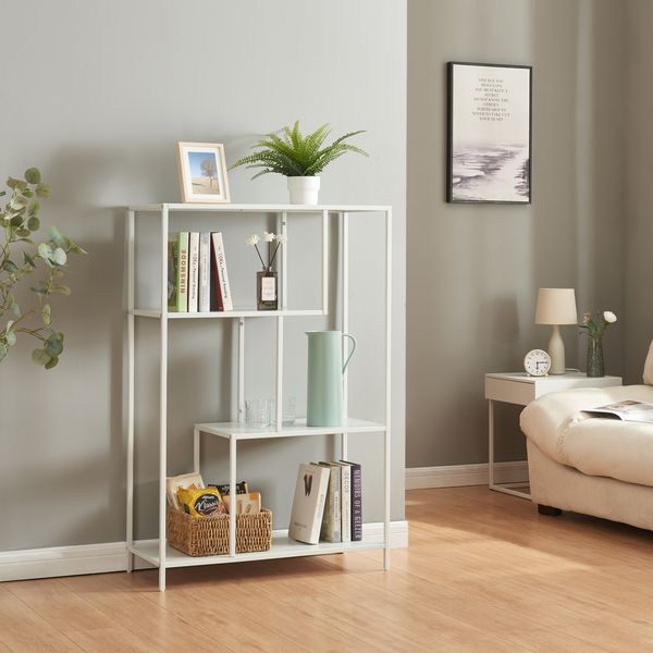 Bücherregal Reisjärvi Weiß, matt [en. casa]