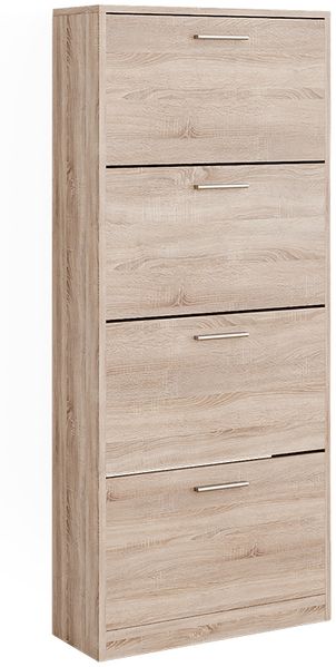 Schuhkipper Gizmo Sonoma 59 x 137 cm mit 4 Fächern Vicco