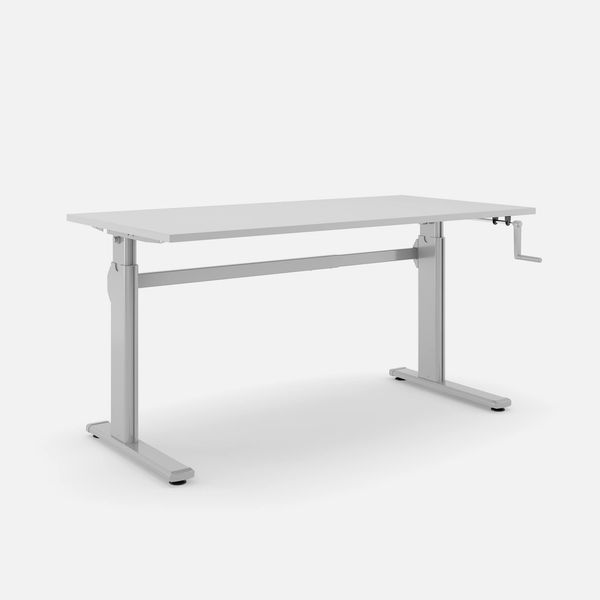 Aluforce Pro 110 HC Schreibtisch - 160 , Lichtgrau