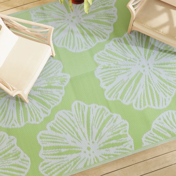 vidaXL Outdoor-Teppich ARAKIL Grün 190x290 cm PP 368594