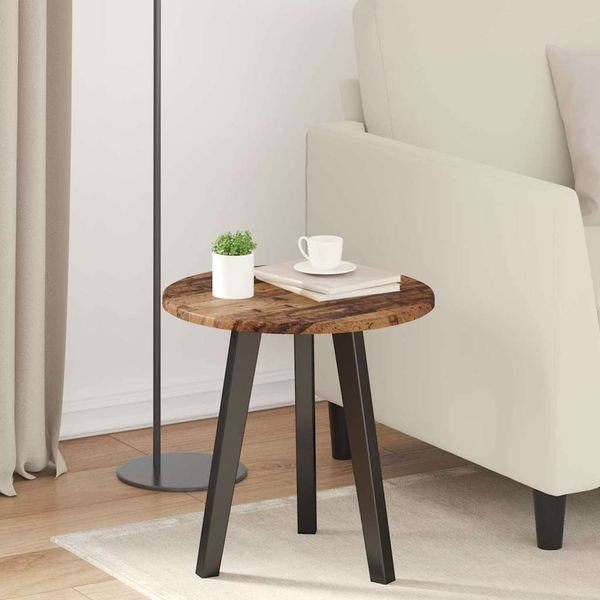 vidaXL Tischplatte Altholz Ø 40 x 1,5 cm Holzwerkstoff 880389