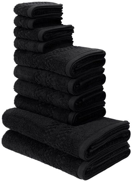 OTTO home Handtuch Set Regona, als 10 tlg Set und Serie, Premium Handtücher, 500 gr/m², Frottier (Set, 10-St), Duschtücher, Handtücher, Gästetücher, Seiftücher, 5 Jahre Garantie