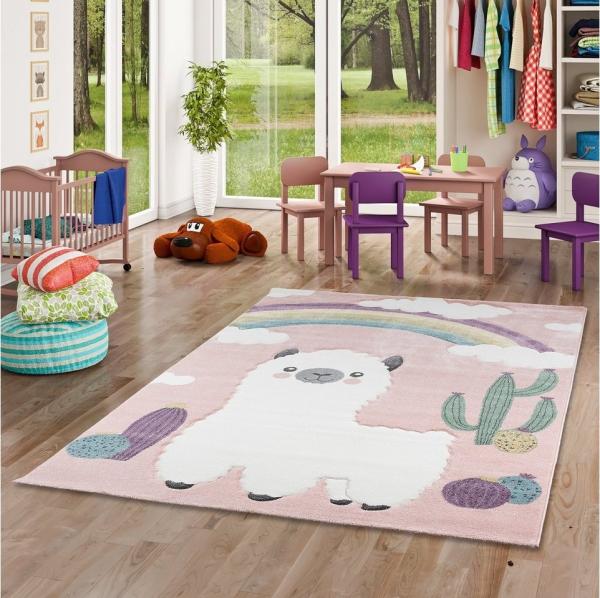 Pergamon Kinderteppich Kinder Teppich Maui Alpaka Wüstenlandschaft, Rechteckig, Höhe: 13 mm