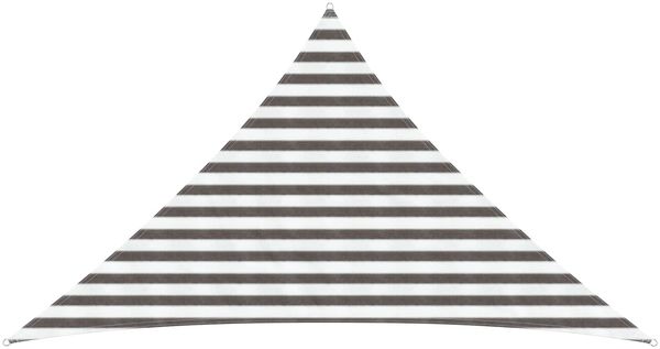 vidaXL Sonnensegel Hellgrau und Weiß 2,5 x 2,5 x 3,5 m HDPE 42032962