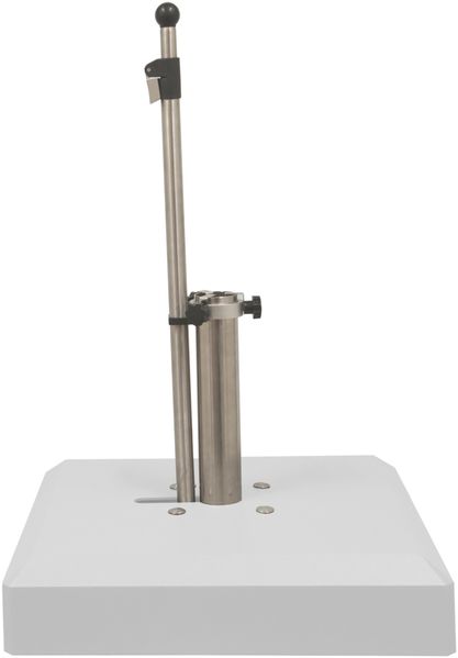 Liro Schirmständer Alu-Vario 50 S mit flexibler Klemmung 55 x 55 cm weiß V1S-50-01