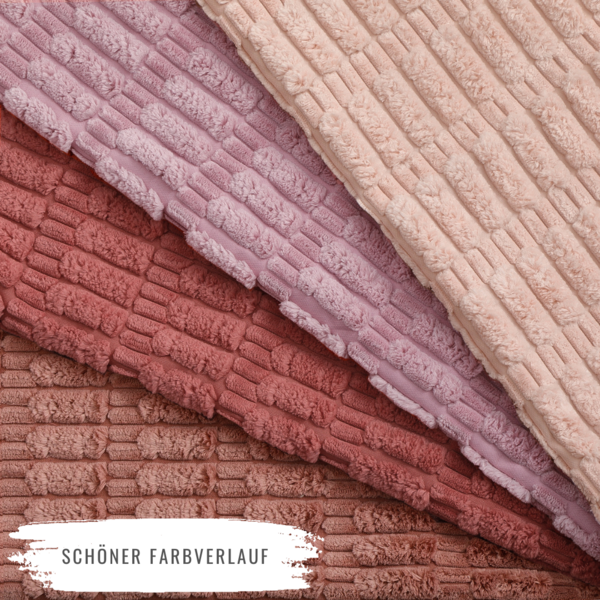 4er Set Kissenbezüge inklusive Füllkissen - Set Mosa Kissenbezug ( 50x50cm - rosa ) Bild 2