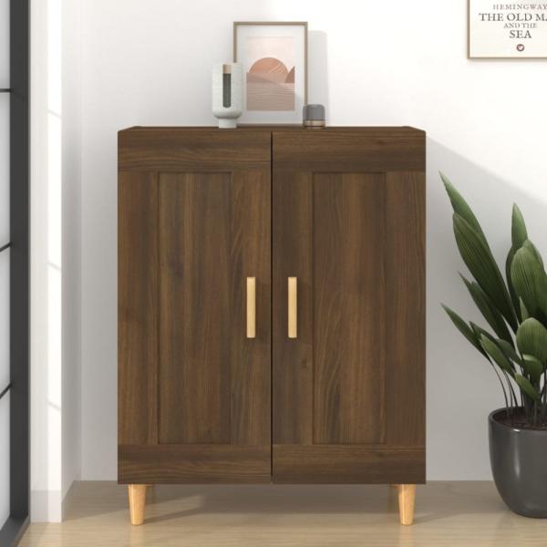 Sideboard Braun Eichen-Optik 69,5x34x90 cm Holzwerkstoff [817341]