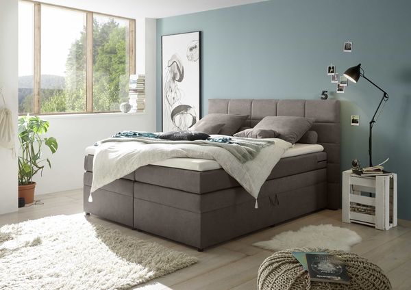 ED Exciting Design Boxspringbett Tacoma 180x200 mit Bettkästen