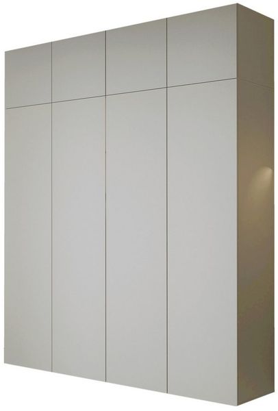 Compleo Kleiderschrank kaschmir oder eiche artisan, Aufsatz ols Option