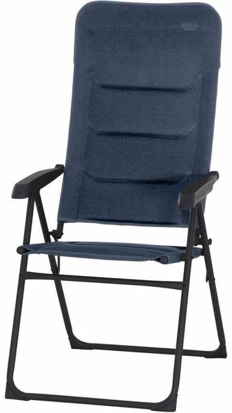 Siena Garden Campingsessel PREMIUM, 6-fach verstellbar, anthrazit M31076 dunkelblau