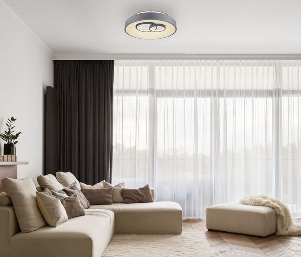 LED Deckenleuchte, Nachtlicht, Dimmbar, 48cm, MAVY