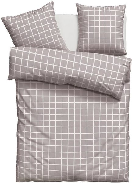 OTTO home Bettwäsche Eemil, Renforcé, 2 teilig, karierte Bettwäsche, 100% Baumwolle, ab Gr. 135x200 cm