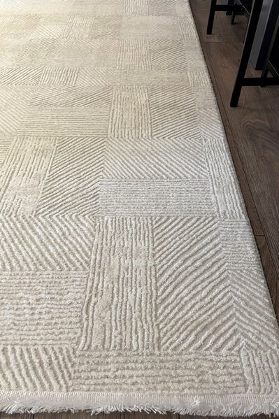 Flurteppich (80 x 150), 'Leo 2969', 0,9 x 80 x 150, Creme