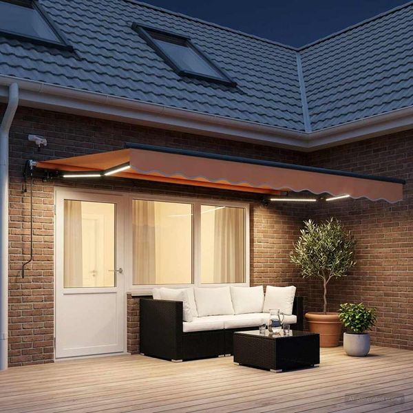 vidaXL Markisenstoff Sand 500 x 350 cm Polyester 3426439