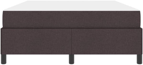 vidaXL Boxspringbett mit Matratze Dunkelbraun 140 x 190 cm Stoff 3398860 Bild 6