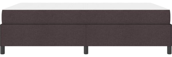 vidaXL Boxspringbett mit Matratze Dunkelbraun 140 x 190 cm Stoff 3398860 Bild 7