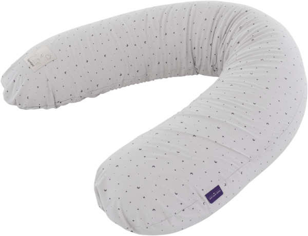 BEZUG Stillkissen elastisch Moon grau 180 cm