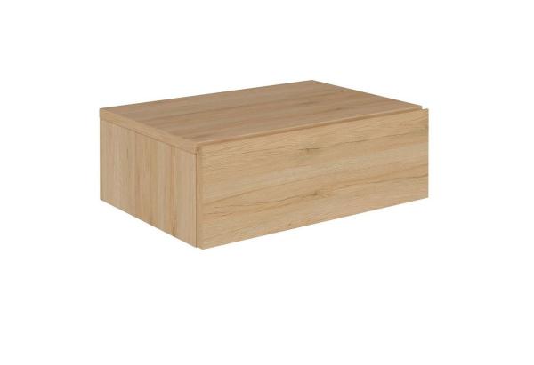 CARO-Möbel Wandregal Anne hängende Nachtkommode Wandboard Nachttisch mit 1 Schublade schwebend, grifflose, in San Remo