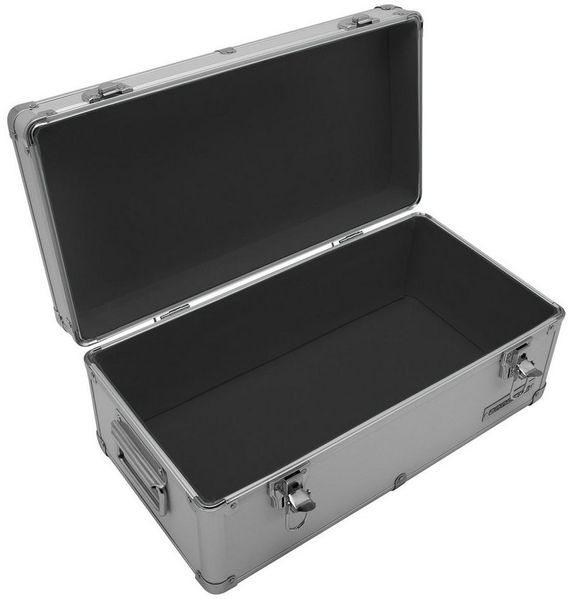 anndora Aufbewahrungsbox Alu Rahmenkoffer Transportbox (silber), stabiler Metallrahmen - mit Moosgummi ausgekleidet