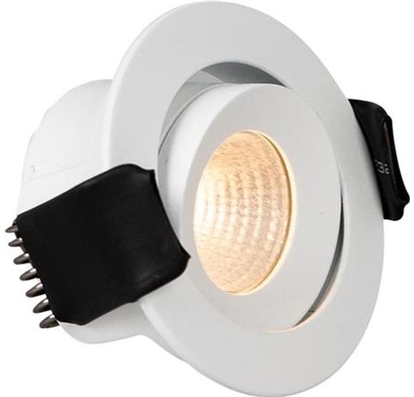 LED-Downlight Optic XS Tilt White Tune 205lm Ra> 95 45° Streuung Neigung 20° 4W IP44. dimmbarer 230V-Phasentreiber
