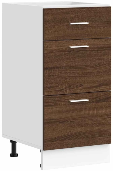 vidaXL Unterschrank Lyon Braun Eichen-Optik 40x46x81,5 cm Holzwerkstoff 854217