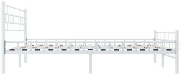 vidaXL Bettgestell Weiß Metall 200×200 cm [285301] Bild 11