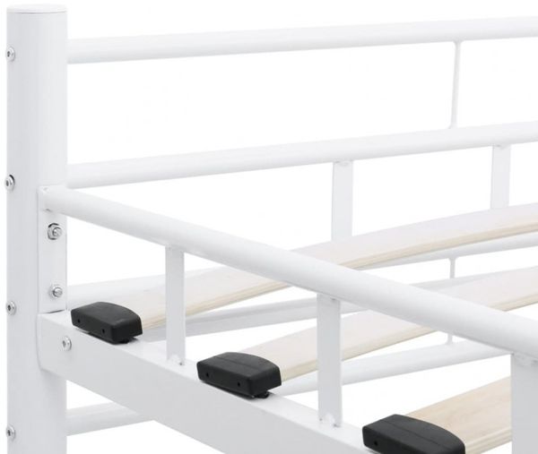 vidaXL Bettgestell Weiß Metall 200×200 cm [285301] Bild 6