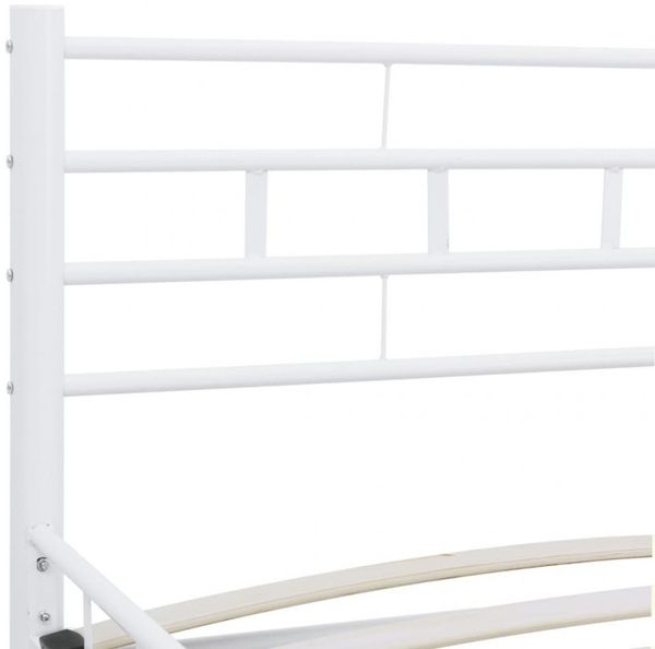 vidaXL Bettgestell Weiß Metall 200×200 cm [285301] Bild 12