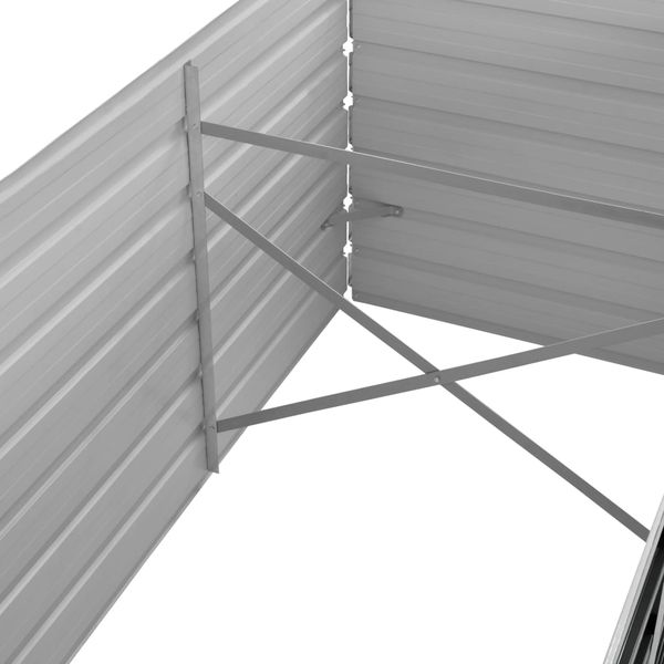 vidaXL Garten-Hochbeet Anthrazit 240 x 80 x 77 cm Verzinkter Stahl 45726 Bild 6