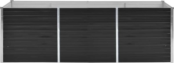 vidaXL Garten-Hochbeet Anthrazit 240 x 80 x 77 cm Verzinkter Stahl 45726 Bild 3