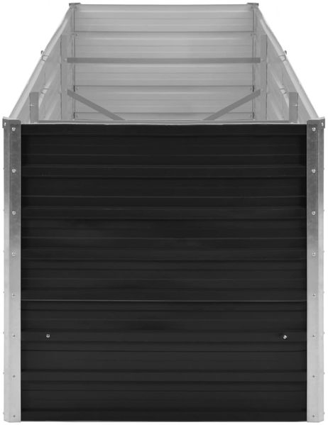 vidaXL Garten-Hochbeet Anthrazit 240 x 80 x 77 cm Verzinkter Stahl 45726 Bild 4