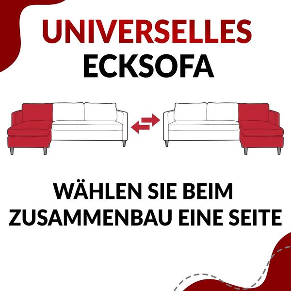 MKS Meble 'Nelson' Ecksofa mit Schlaffunktion und Bettkasten, L-form, Dunkelgrau, Stoff Bild 9