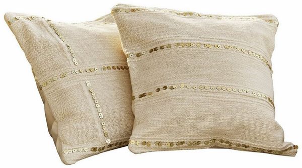 Mirabeau Kissenhülle Kissenhülle 2er Set Rousseline creme