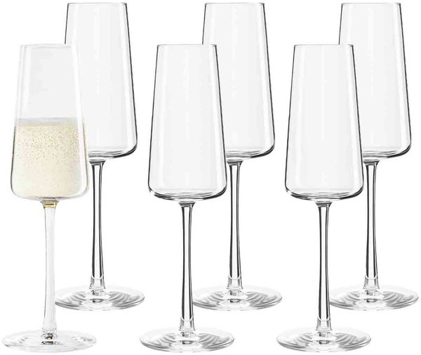 Stölzle Lausitz POWER Champagnerglas 240 ml 6er Set