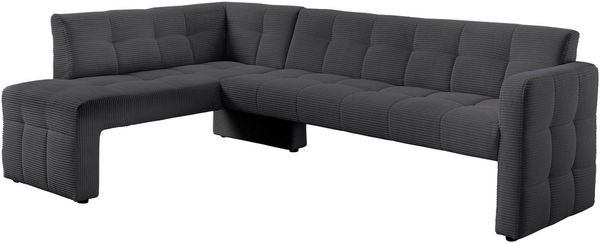exxpo - sofa fashion Essbank Barista, bequem und elegant, hohe Bodenfreiheit, Eckbank Barista bequem und elegant, hochwertige Detailverarbeitung