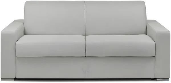 Vente-unique - CALITO Sofa Stoff Grau - B 223 cm94 cm x H 85 cm x L 194 cm