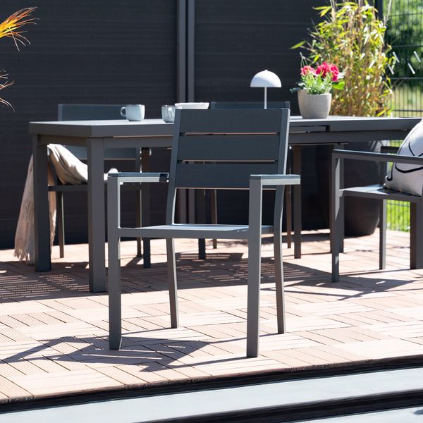 HOME DELUXE Gartenstuhl MADERA - 4 Stück