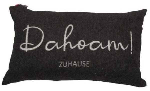 DAVID FUSSENEGGER Kissenhülle Silvretta 'Dahoam' 30 x 50 cm