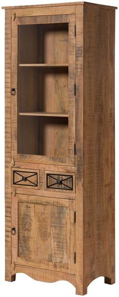 Vitrine Akazie 73x45x200 natur versiegelt NATURE OF SPIRIT #315