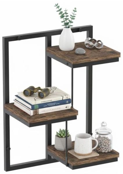 Relaxdays Wandregal Industrial-Design