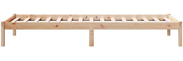 vidaXL Massivholzbett Extra Lang ohne Matratze 90x210 Kiefernholz 852402 Bild 5