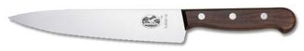 Victorinox Kochmesser Klinge 25 cm Wellenanschnitt Palisandergriff (Stk.)