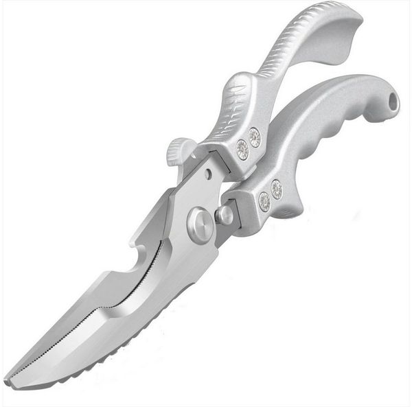 KingLux Geflügelschere Küchenschere mit Metallgriffen für Huhn, Geflügel, Fisch, Fleisch, (1-tlg)