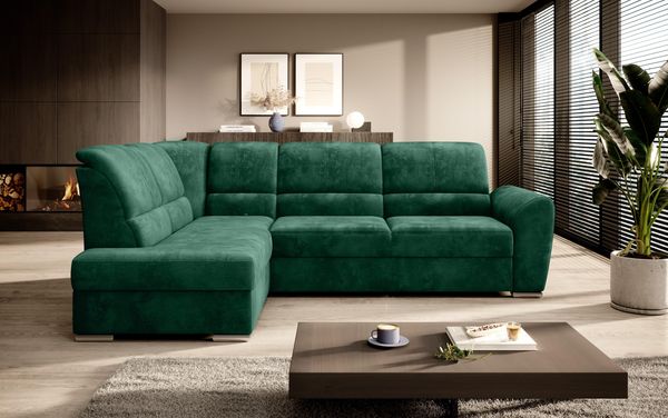 Wohnideebilder Siber Dunkelgrün Ecksofas & Eckcouches CO-SIB-LT-35NU