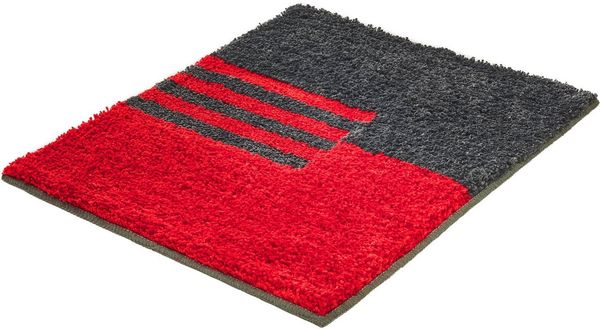 Kleine Wolke Badematte »Dynamic«, Badvorleger, Badezimmer Teppich, Höhe 20 mm, rutschhemmend beschichtet, fußbodenheizungsgeeignet, Polyester, rechteckig, Badteppich, modernes geometrisches Design
