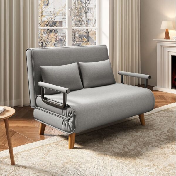 Bealife Relaxsessel Schlafsessel mit Bettfunktion, Schlafsofa 2-Sitzer
