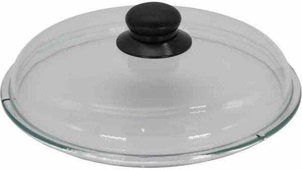 KARL KRÜGER Glasdeckel 24 cm mit Knopf