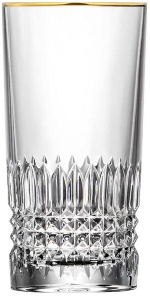 Longdrinkglas Kristall Empire Gold clear (13,5 cm)