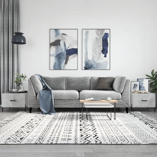 vidaXL Couchtische 2 Stk. Betongrau 50x50x40 cm Holzwerkstoff 829421